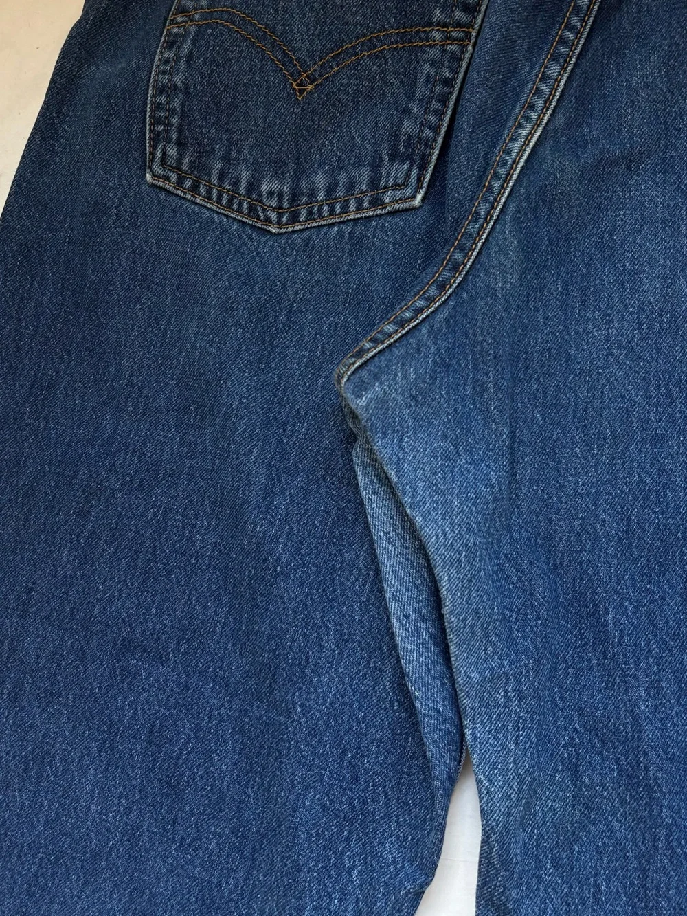 Vintage Y2K Levi’s 577 Size 14 Lower Rise Loose Fit Dark Wash Jeans 2000s Denim